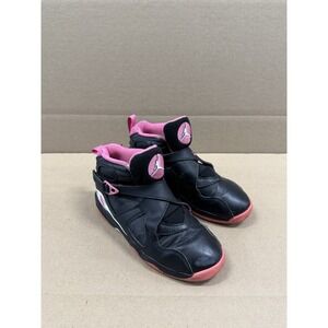 Nike Air Jordan 8 Retro Black Pinksicle‎ 580529-006 Children Size 2Y